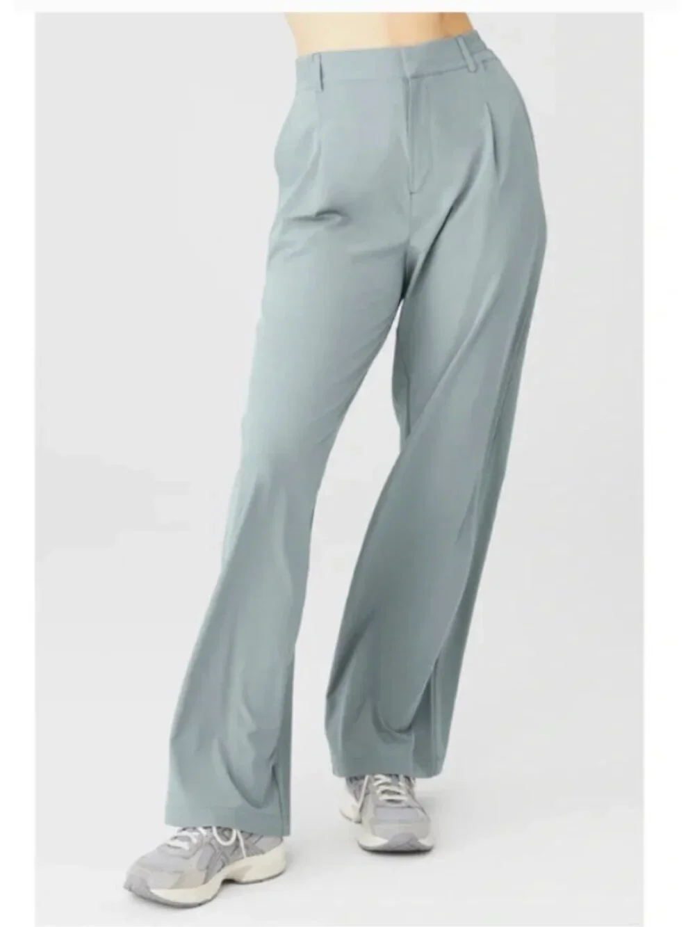 ☀️ ALO YOGA High-Waist Pursuit Trouser Regular Cosmic Grey XS